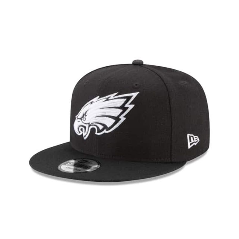 NFL Philadelphia Eagles 9Fifty Snapback (QYF7839) - Black New Era Caps